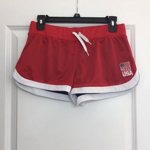 NWOT Red Team USA mesh shorts